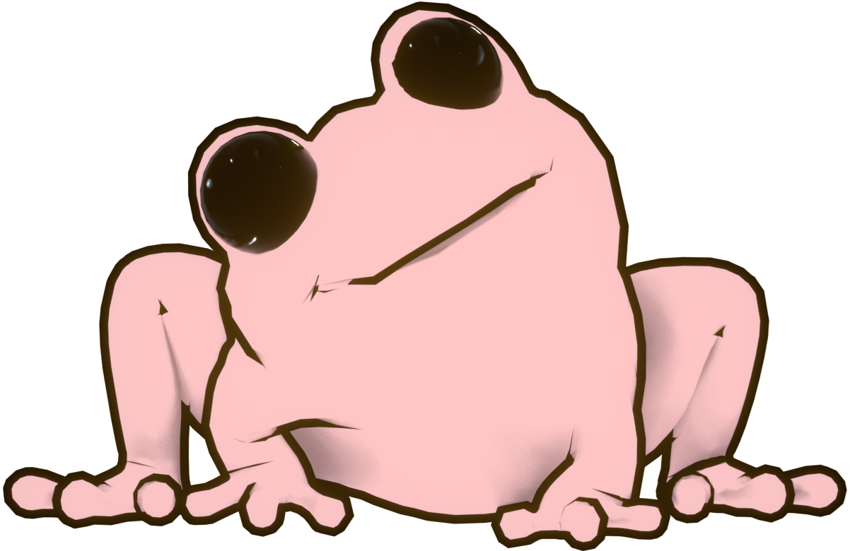 Frog looking cute